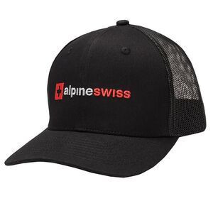 Alpine Swiss Mens Trucker Hat Snapback Mesh Back Cap Adjustable Baseball Cap